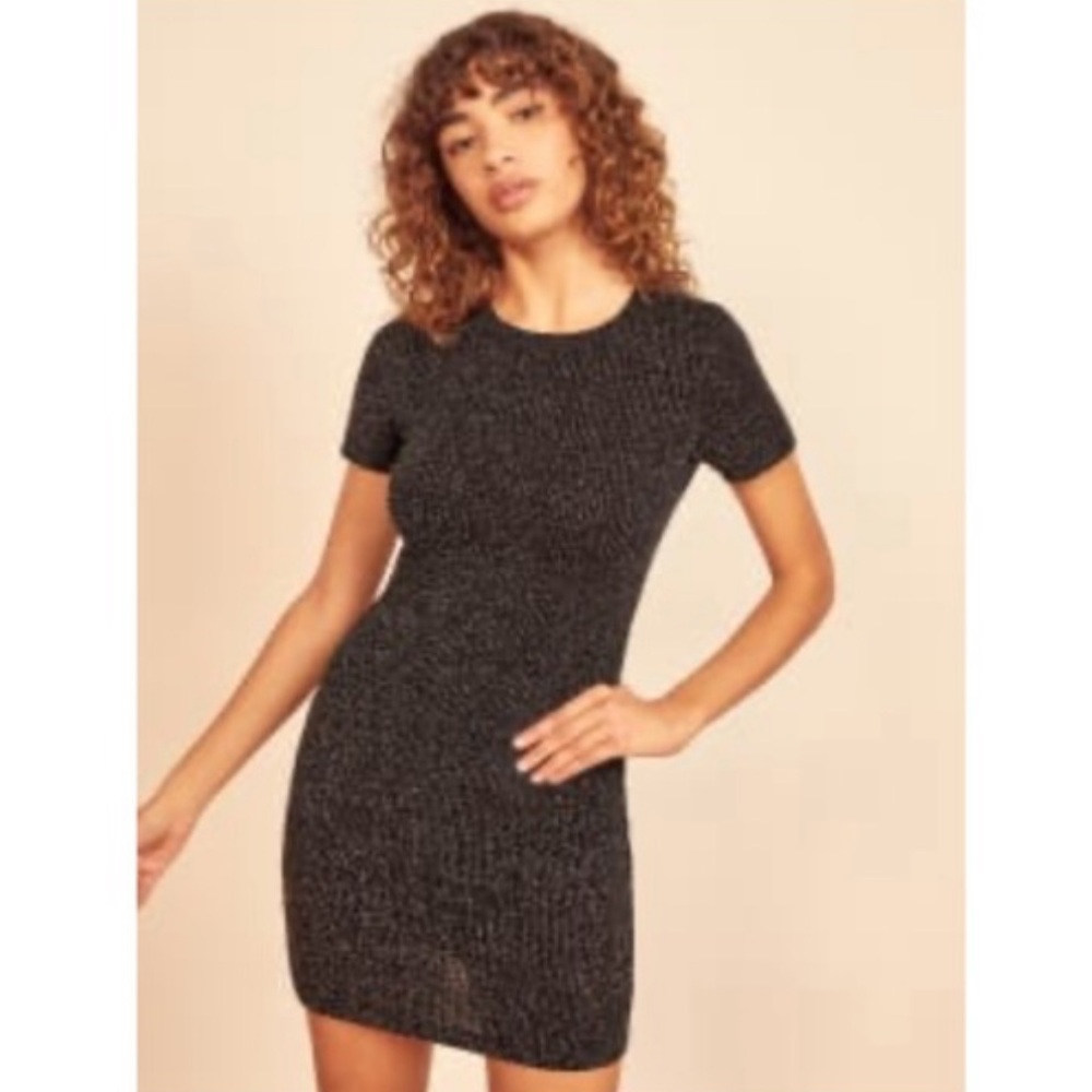 Reformation Amina Dress - pewter